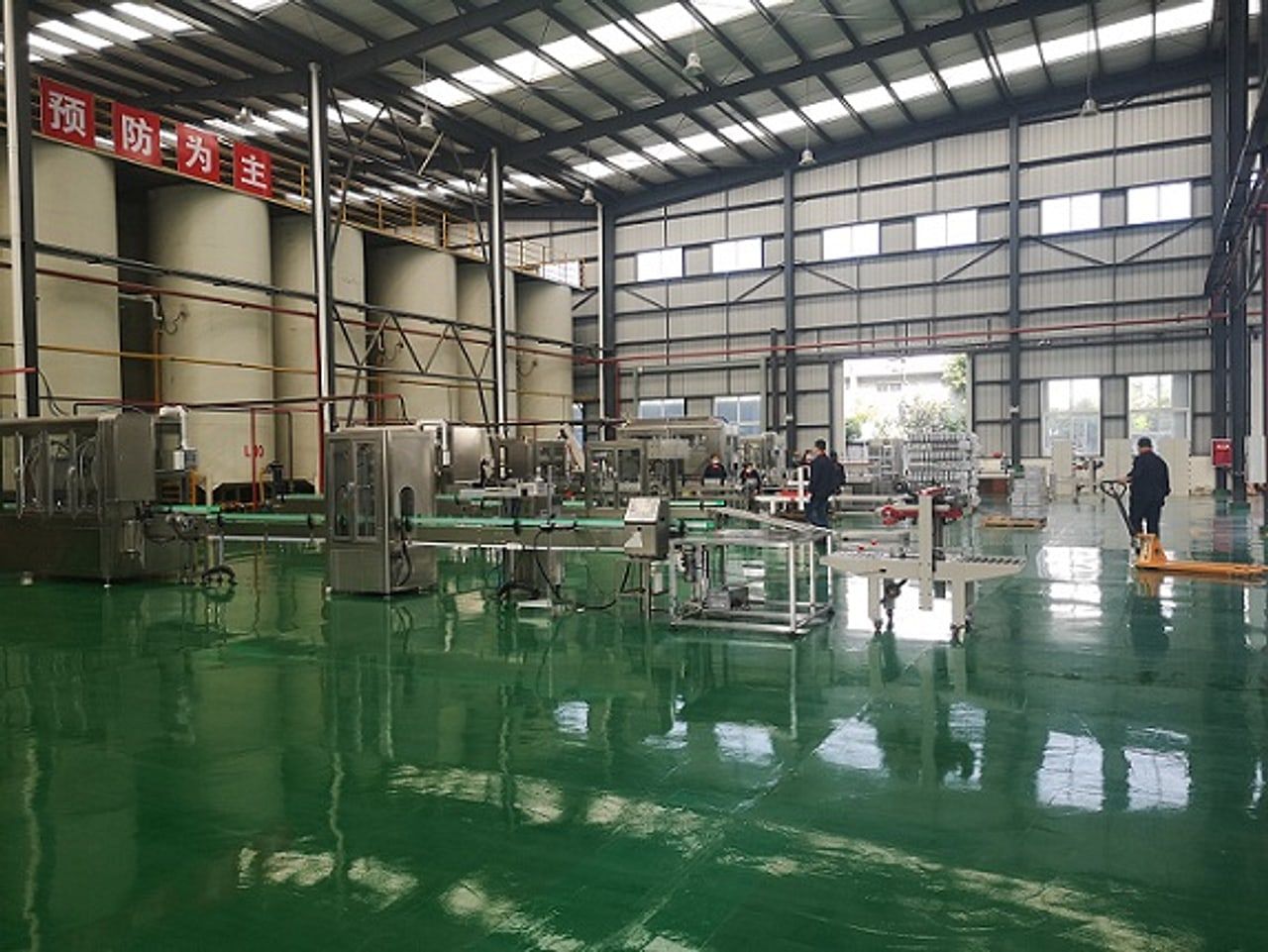 Automated lubricant filling and packaging line